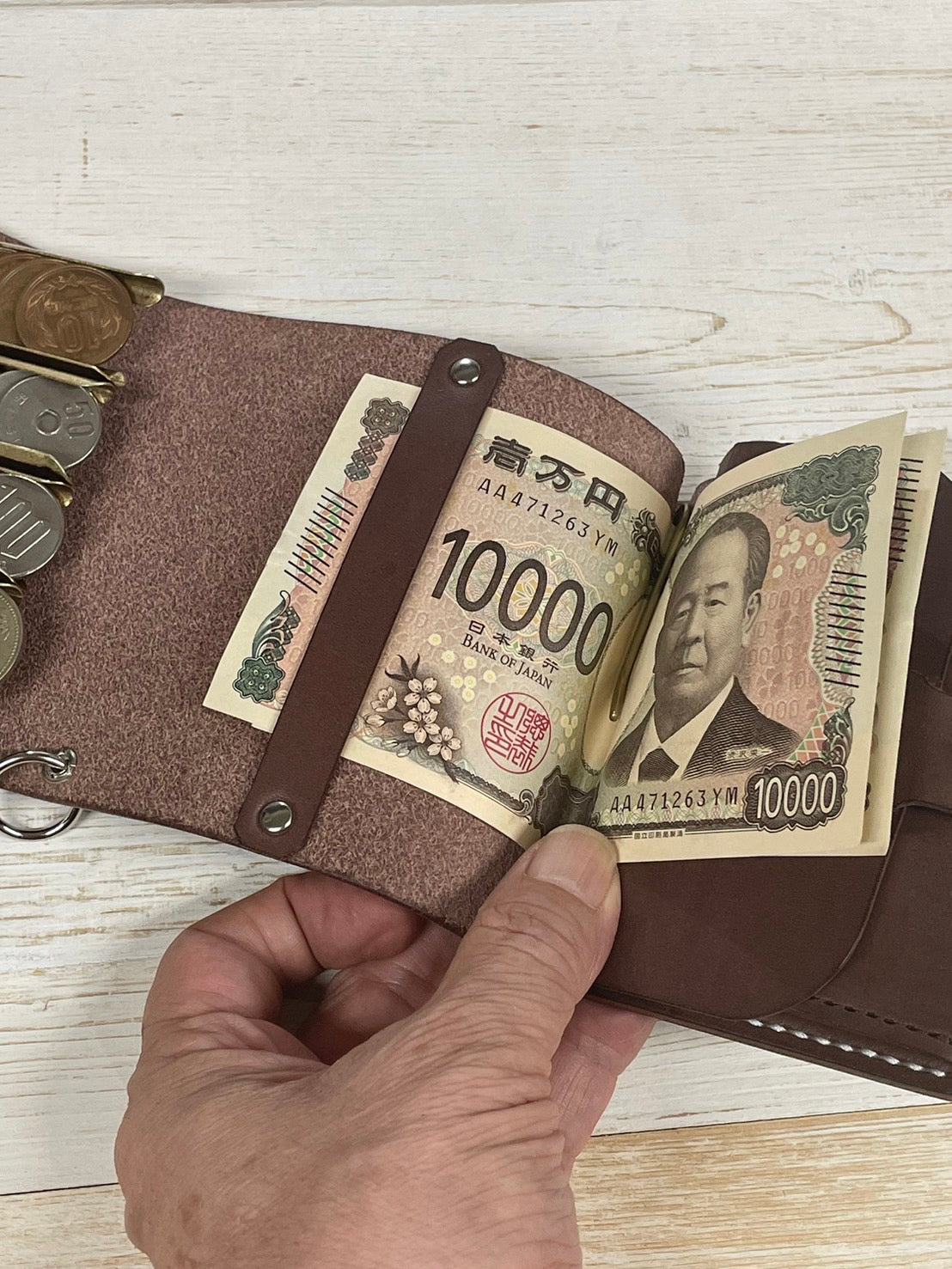 展開型キャッシュウォレット「グラスパー」
